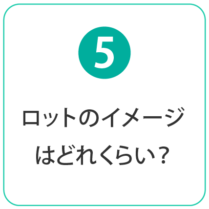 ロットのイメージはどれくらい？